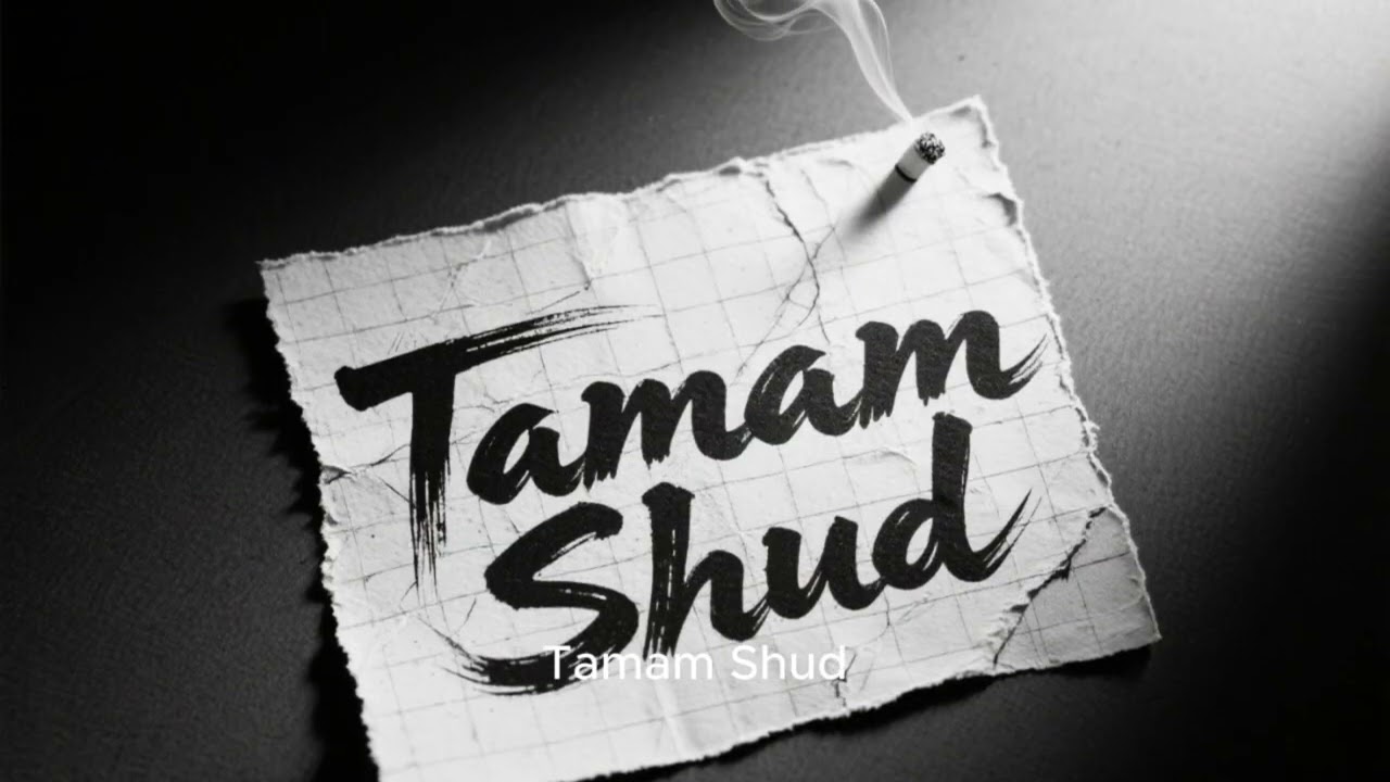 Tamam Shud — The Man Who Erased Himself From History