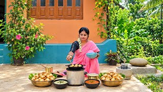 Crispy And Soft Paddu Recipe | Easy  Breakfast Recipe |Paddu With Chutney|Paddu Cooking In Village | screenshot 2