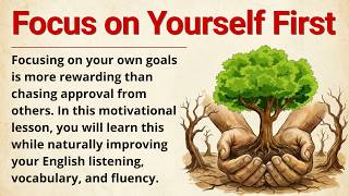 Focus on Yourself First | Stop Chasing People and Start Building Your Life | Improve Your English ✅️