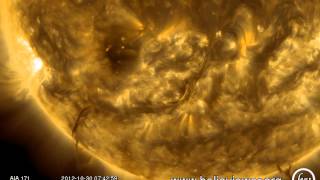 Filament Eruption (2012-10-29 16:09:11 - 2012-10-31 14:58:23 UTC)