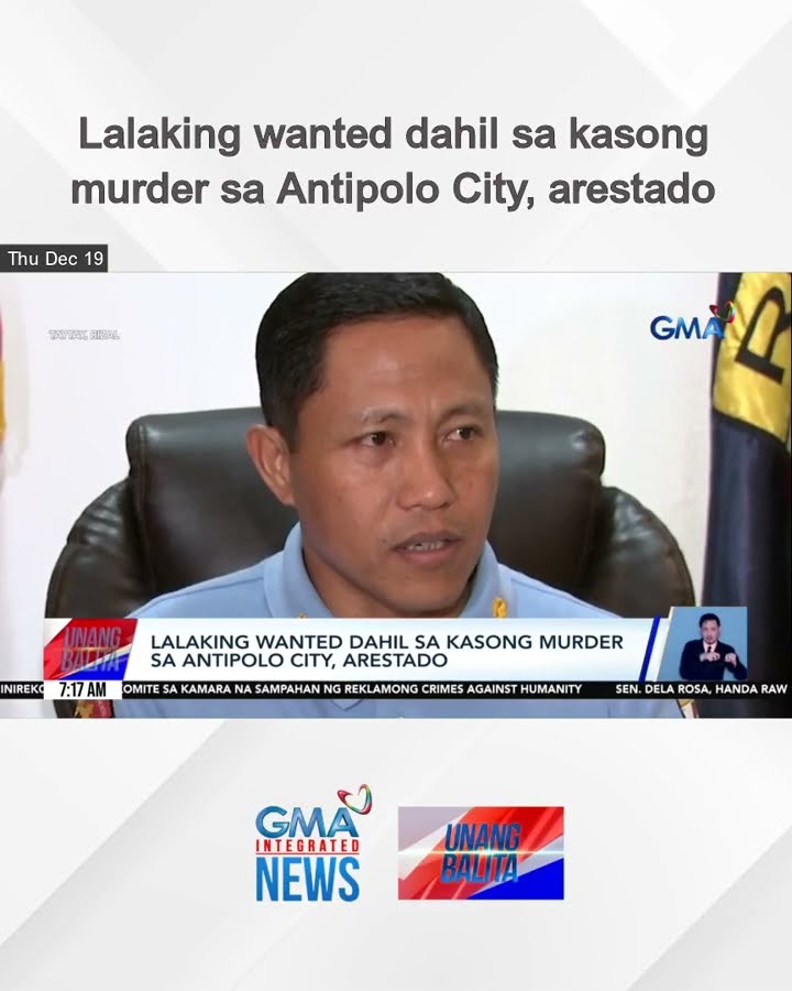 Lalaking wanted dahil sa kasong murder sa Antipolo City, arestado | Unang Balita