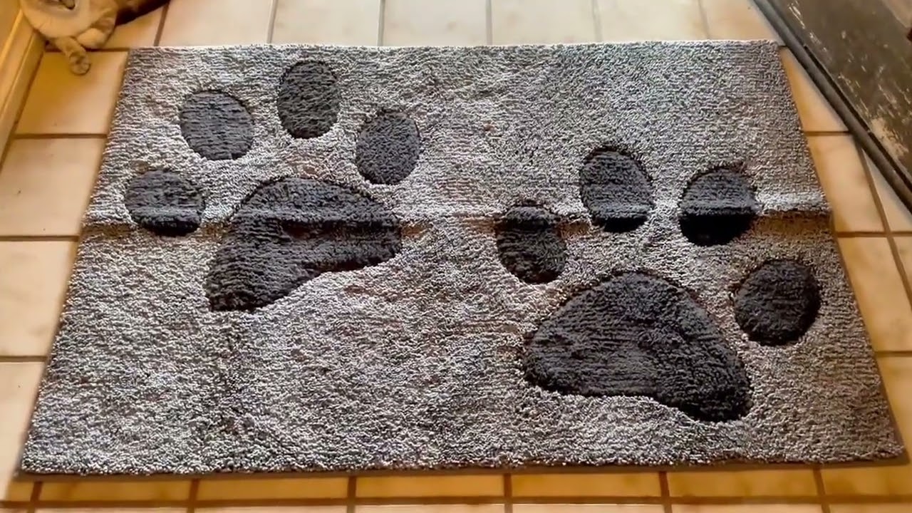 Pet Bed Mat  Dog Door Mat for Muddy Wet Paws and Shoes