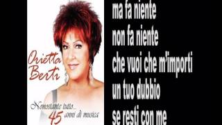 ORIETTA BERTI - IO TI DARO' DI PIU' - Lyrics & Karaoke.avi chords