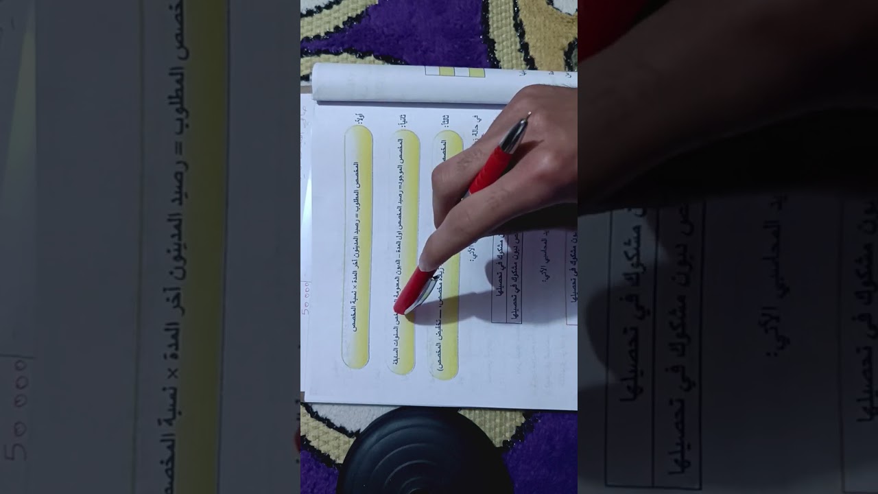 المدينين / جزء اول / محاسبه متوسطه