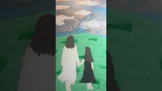 🌸If Proverbs 3:5-6 was a painting! #christianart #painting #bibleverse #spring #smallbusiness #diy