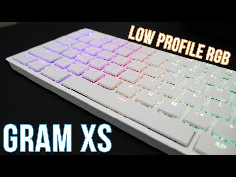 Low Profile RGB Mechanical Keyboard - Tesoro Gram XS