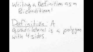 2-3: Definitions as Biconditionals