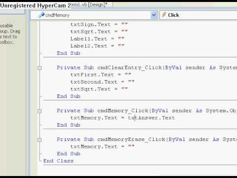 How to make a calculator VB part 5