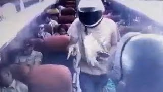 LiveLeak - Company Bus Hijacked And Robbed