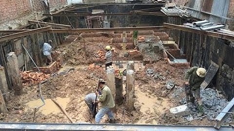 CÁCH ÉP CỌC GIỮA 2 NHÀ LIỀN KỀ, tránh mất tiền oan