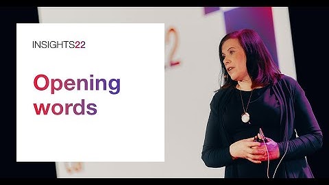 Insights22: Opening Words | Leena-Mari Lähteenmaa, CGI