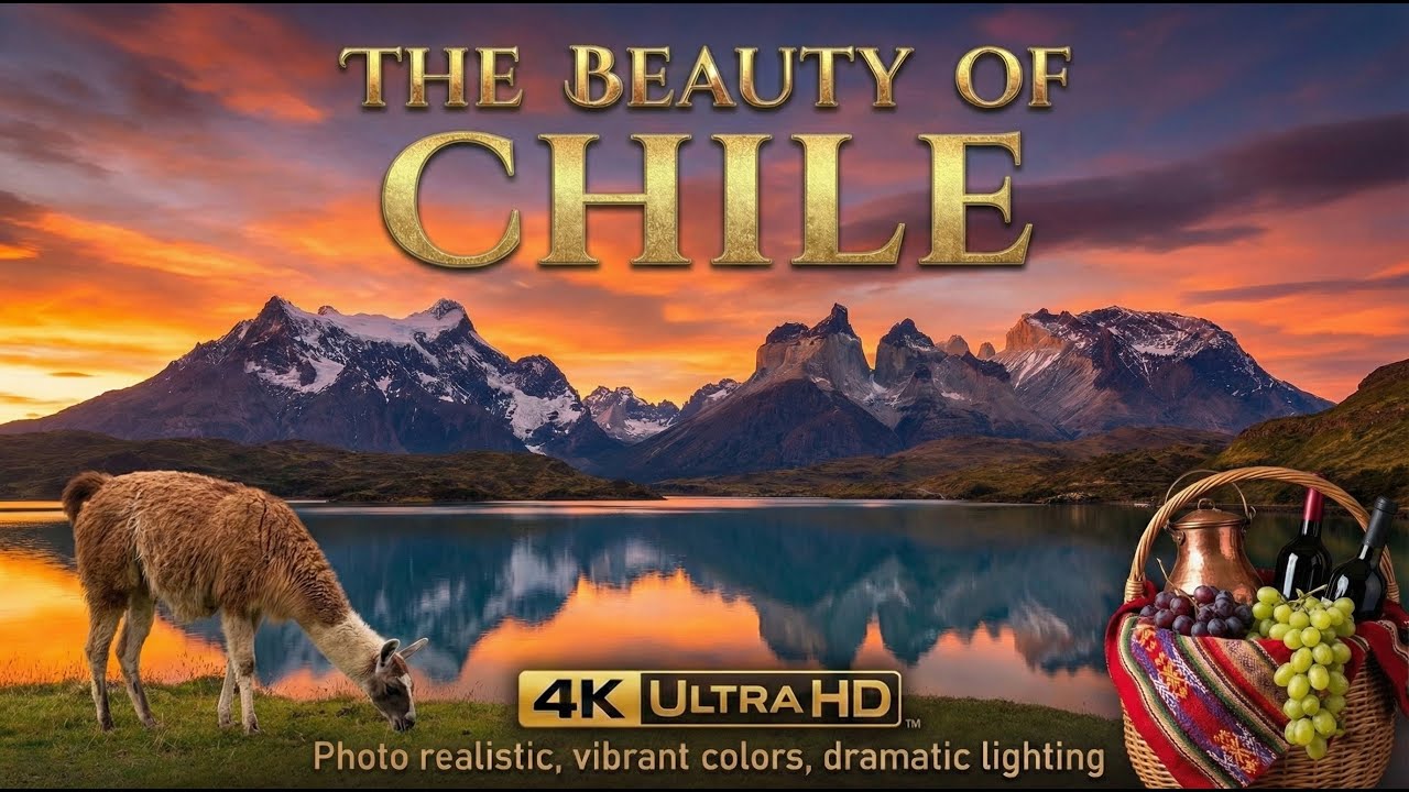 The Beauty of Chile in 4K | Relaxing Travel Video & Epic Natural Landscapes