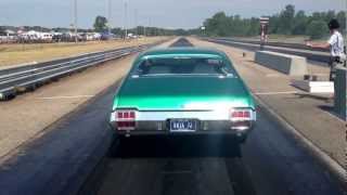 1972 Olds Cutlass 442. Runs 11's with a passenger.