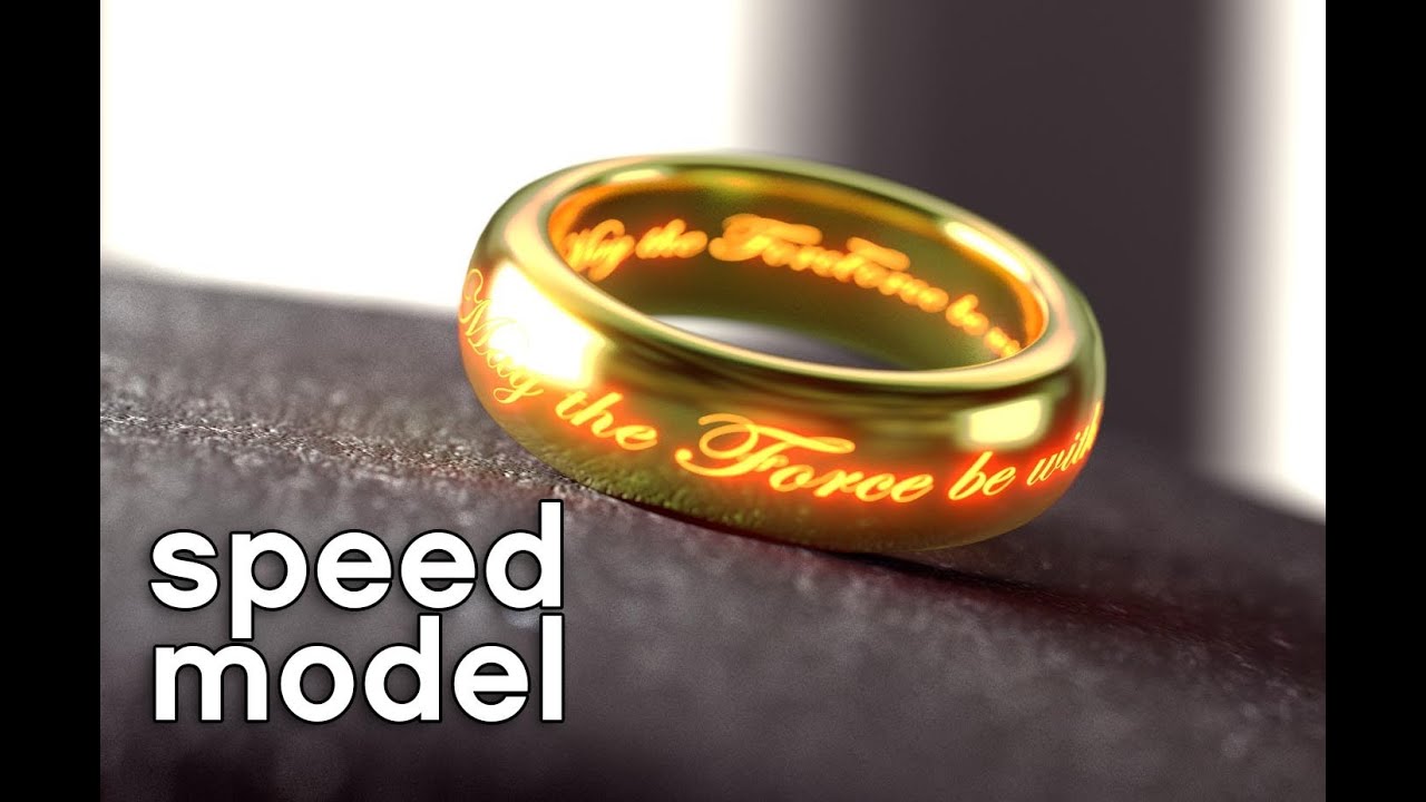 Lord of the Rings speed model in Blender YouTube