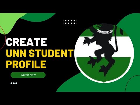 How to Create UNN Student Profile Portal