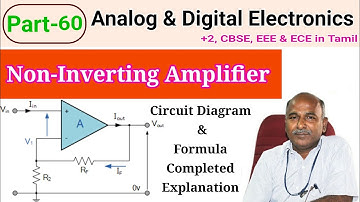 Non-inverting Operational Amplifier in tamil