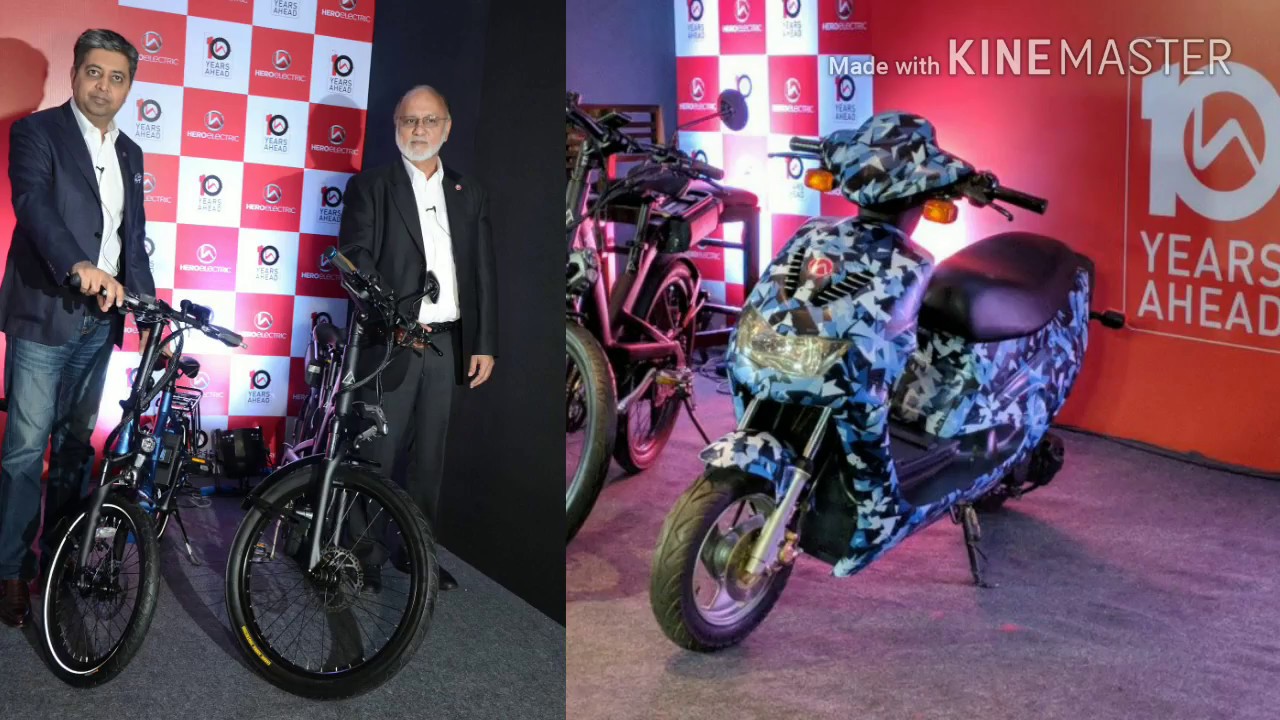 Hero Electric unveils highspeed electric bikes in India YouTube