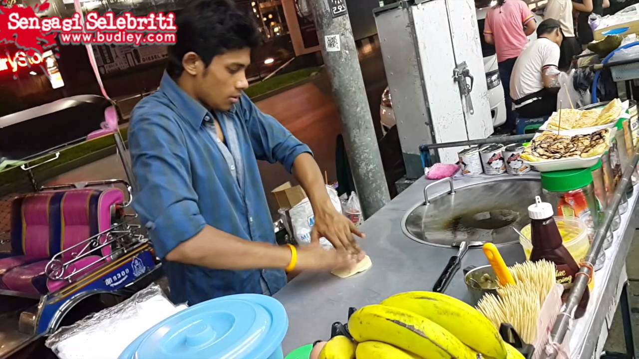 Food Review Roti Canai Telur Pisang Bangkok YouTube