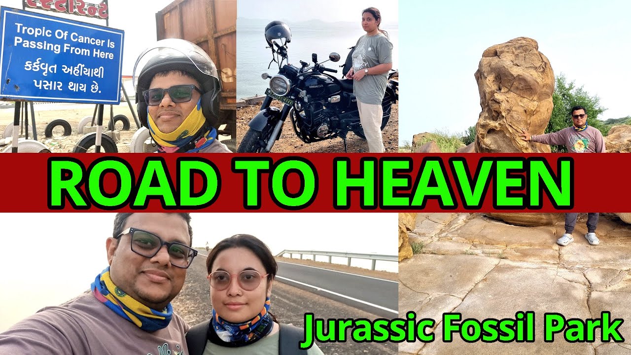 রোড টু হেভেন Drone Shots! | Bhuj to Dholavira Motovlog | Real October Rann