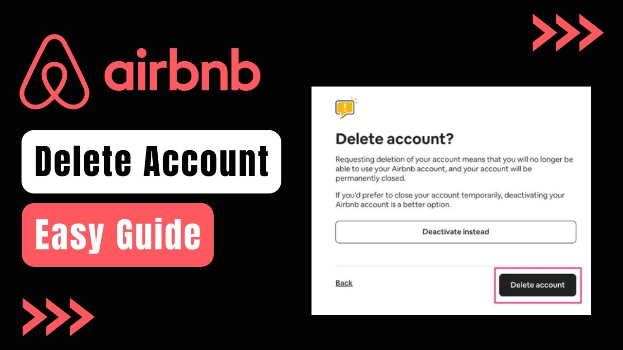 How to Delete Airbnb Account !