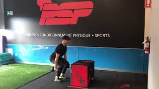ECCENTRIC LOADED SQUAT TO BOX JUMP