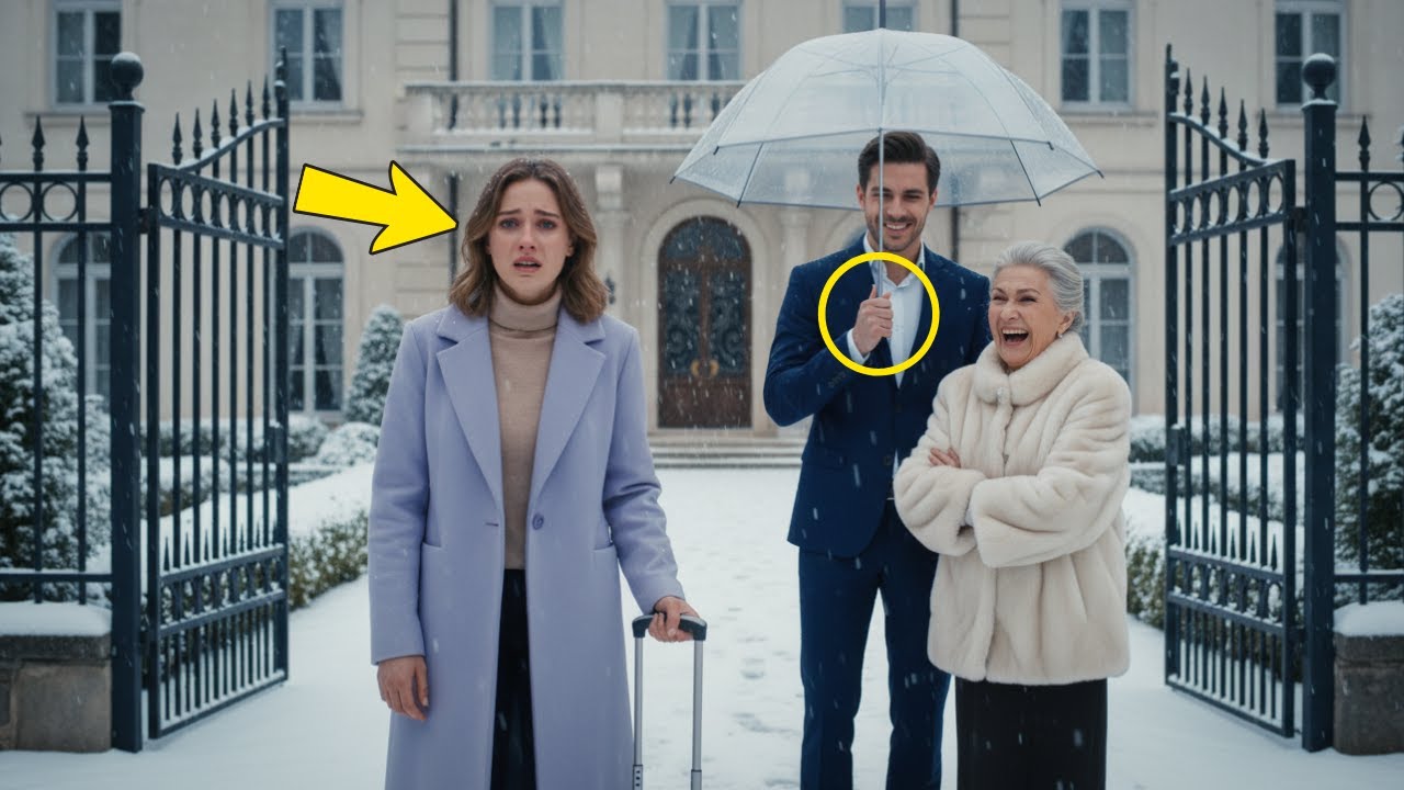 Manžel mě vyhodil v zimní bouři s pěti tisíci dolary a poznámkou, že jsem „jen servírka bez ambicí". Jeho matka se smála, když za mnou zaklaply brány vily, kterou jsem deset let udržovala....