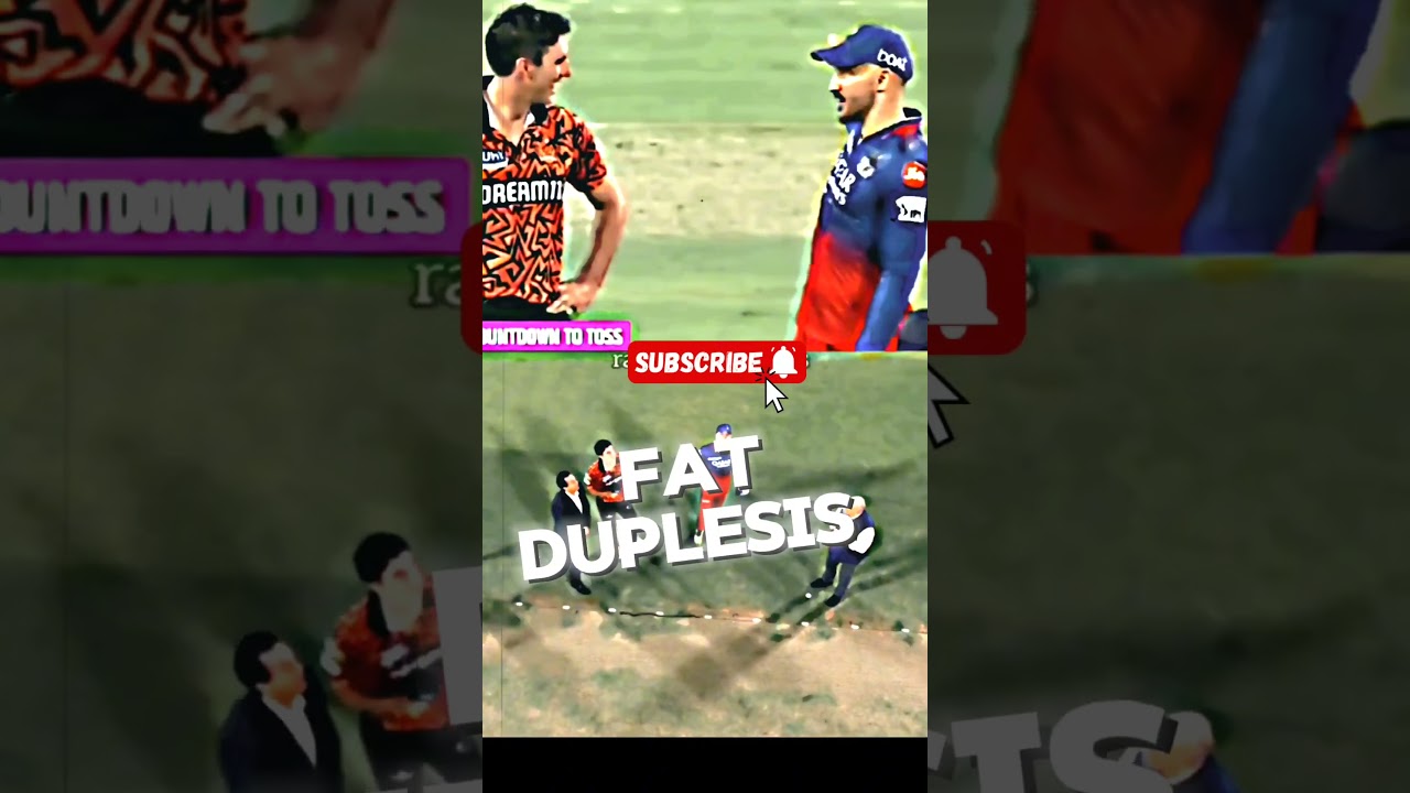 ye toss fix tha?🤔🏏