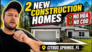 2 NEW Homes Under $320K in Citrus Springs, FL – NO HOA, NO CDD 2 NEW Homes Under $320K in Citrus Springs, FL – NO HOA, NO CDD