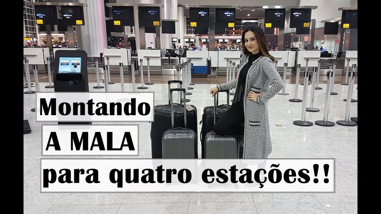 Arrumando a mala para a Escócia (a mala das 