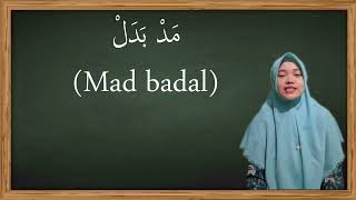 BACAAN MAD BADAL DAN CONTOHNYA |BELAJAR TAJWID AL QURAN