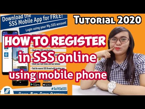 HOW TO REGISTER SSS IN MOBILE 2020 I SSS ONLINE MOBILE REGISTRATION 2020 I SSS ONLINE REGISTRATION I