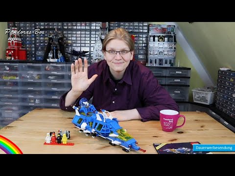 YouTube thumbnail: Review - LEGO® 6985 - Cosmic Fleet Voyager -  1986 war ein guter Jahrgang :) 2/3