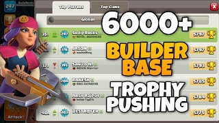 Bh9 6000+ Trophy Pushing | New Bh9 Attack Strategy | No Base Visit | Clash Of Clans - Live Stream