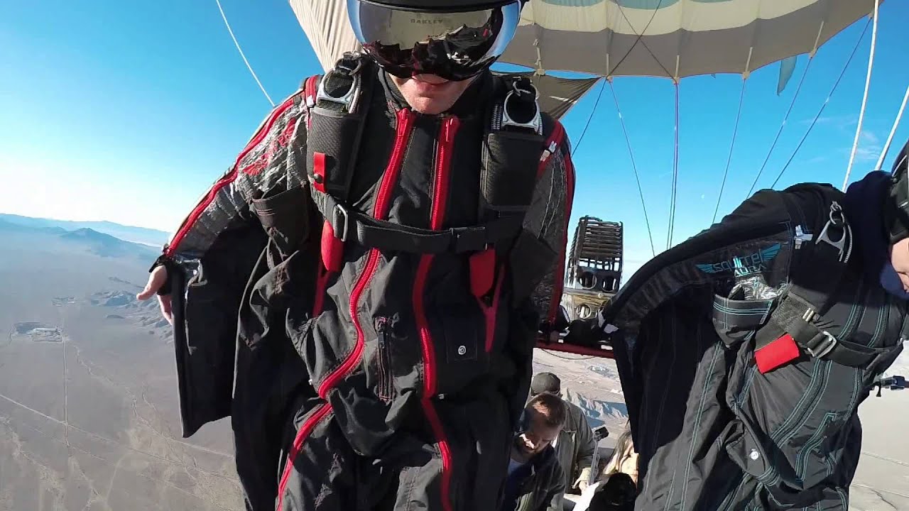 Hot Air Balloon Wingsuit Skydive YouTube