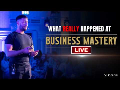 Business Mastery LIVE Behind The Scenes Part I....Vlog 09