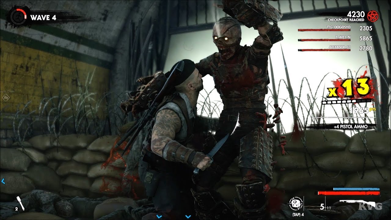 Zombie Army 4: Dead War - Into the Darkness - Horde Gameplay (PC HD) [1080p60FPS]