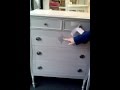 Tall Vintage Shabby Chic gray dresser Tall Vintage Shabby Chic gray dresser