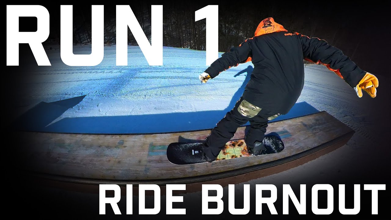 Run 1: 23/24 Ride Burnout Snowboard