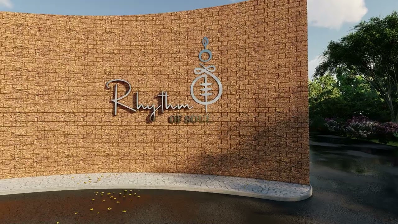 The entrance plaza