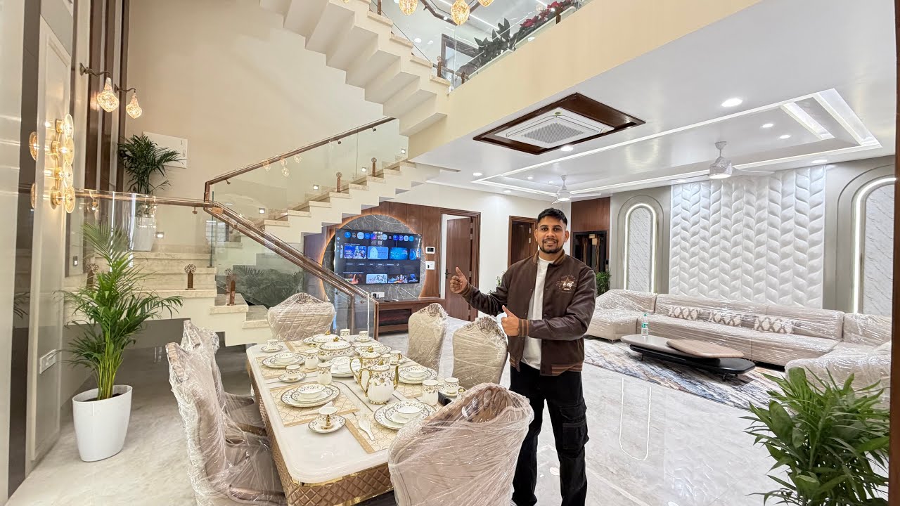 400Gaj Kothi For Sale In Jaipur | 37x97 Kothi Design with Swimming pool ,Lift , Theatre & Gym