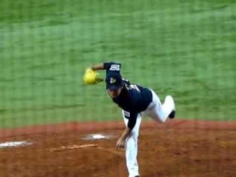 オリックス・バファローズ#47 海田智行 ピッチングフォーム スーパースロー