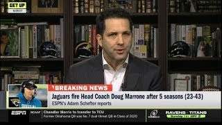 [BREANG NEWS] Adam Schefter Goes Crazy aguars fire head coach Doug Marrone after 5 seasons