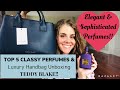Top 5 Classy Perfumes|Teddy Blake Handbag Unboxing & Review