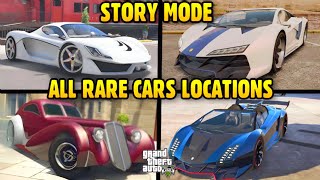 ALL SECRET AND RARE CARS LOCATIONS in GTA 5  PS3/PS4/PS5/X360/XONE/SERIES and PC