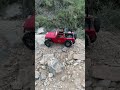 Jeep wrangler rc scale truck crawling