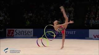 【新体操】金メダリストのディナ・アベリナ選手のリボンの美しい演技!! (Rhythmic Gymnastics)