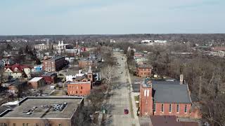 Drone video of the the Town of Ypsilanti, MI. - 03.05.22