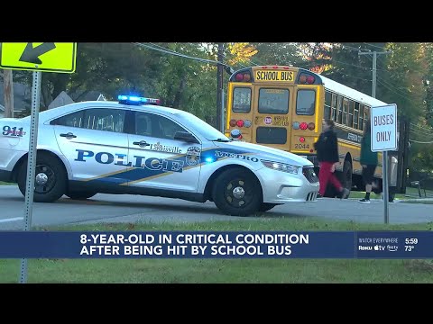 Child seriously injured after being hit by JCPS bus near Luhr Elementary School