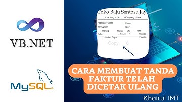 Cara Membuat Tanda Bahwa Struk/Faktur Telah Dicetak Ulang Pada Crystal Report
