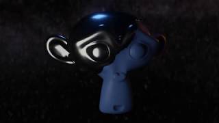 Transforming Monkey in Space | Blender 2.82a